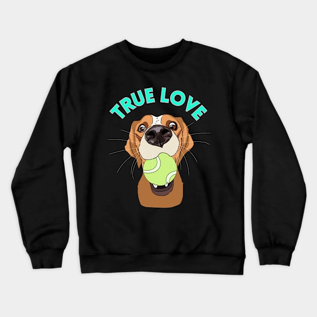 True love Crewneck Sweatshirt by Benjamin Customs